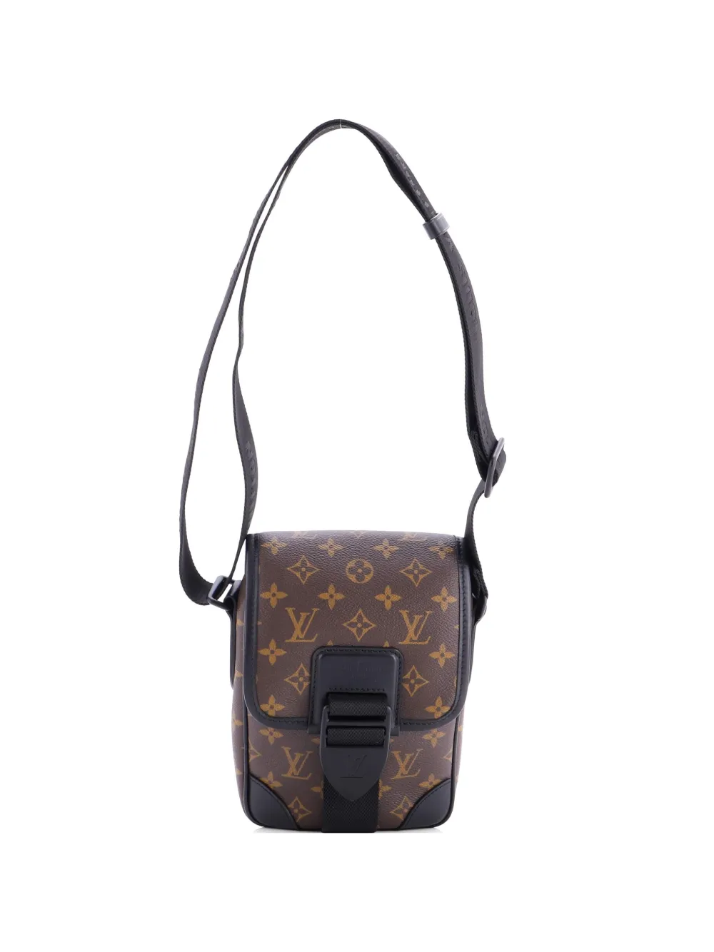 Louis Vuitton Pre-Owned Archy Macassar PM Kuriertasche aus Canvas mit Monogramm - Braun