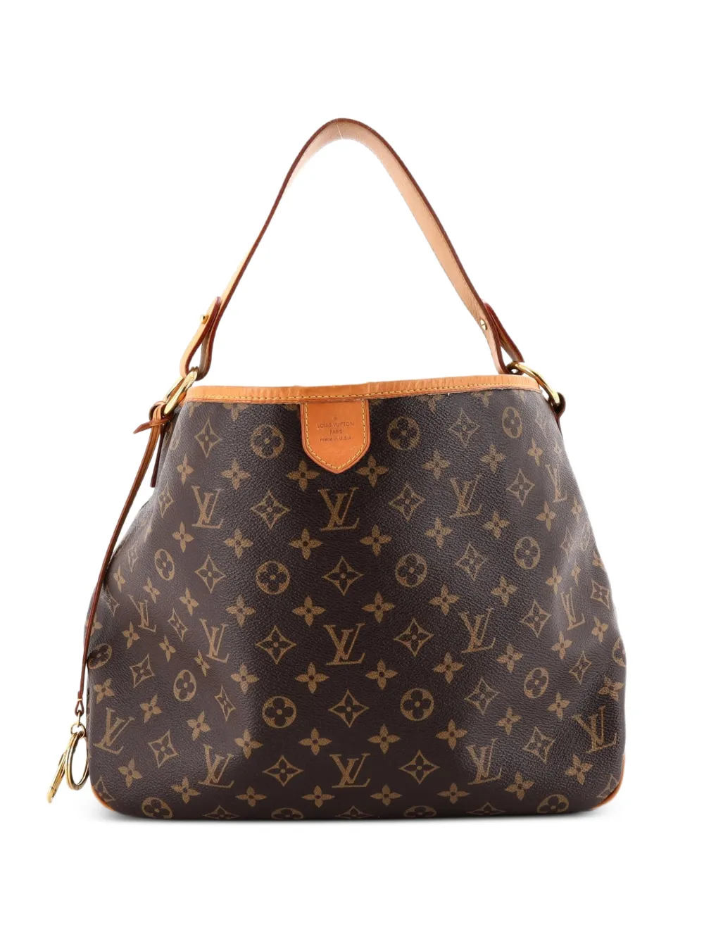Louis Vuitton Pre-Owned Delightful Handbag Monogram Canvas MM hobo bag - Marrone