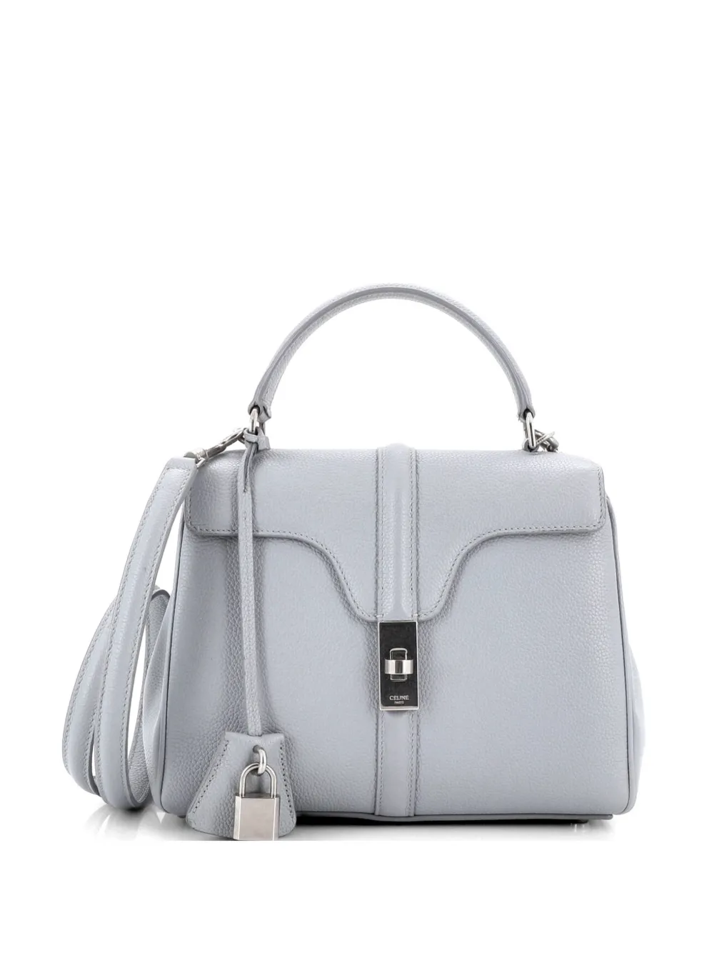 Celine Pre-Owned 16 Top Handle Bag Grained Calfskin Small satchel - Grau