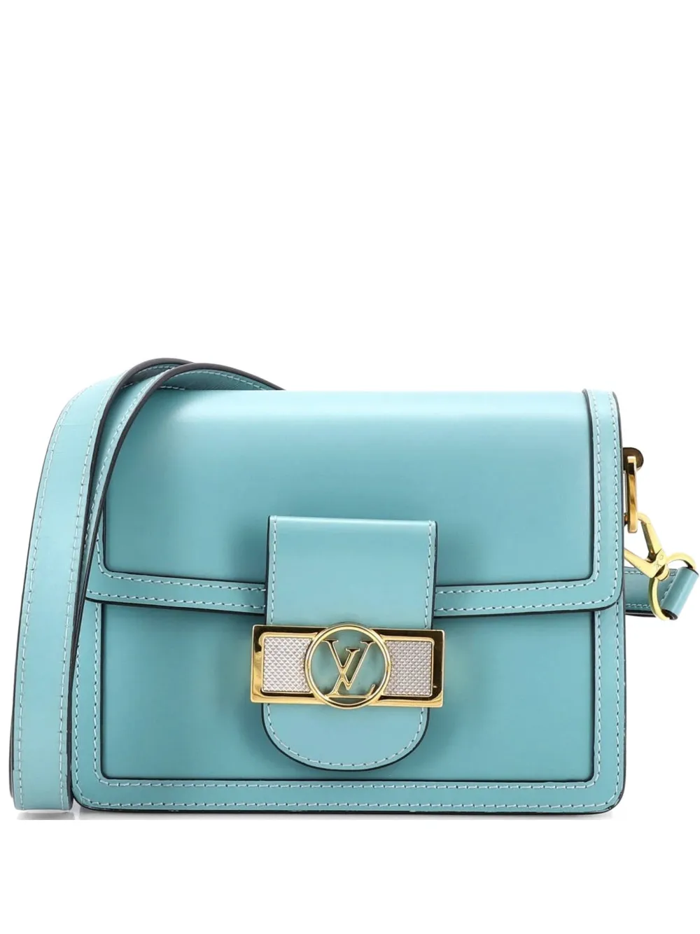Louis Vuitton Pre-Owned Dauphine Calfskin Mini shoulder bag - Blau