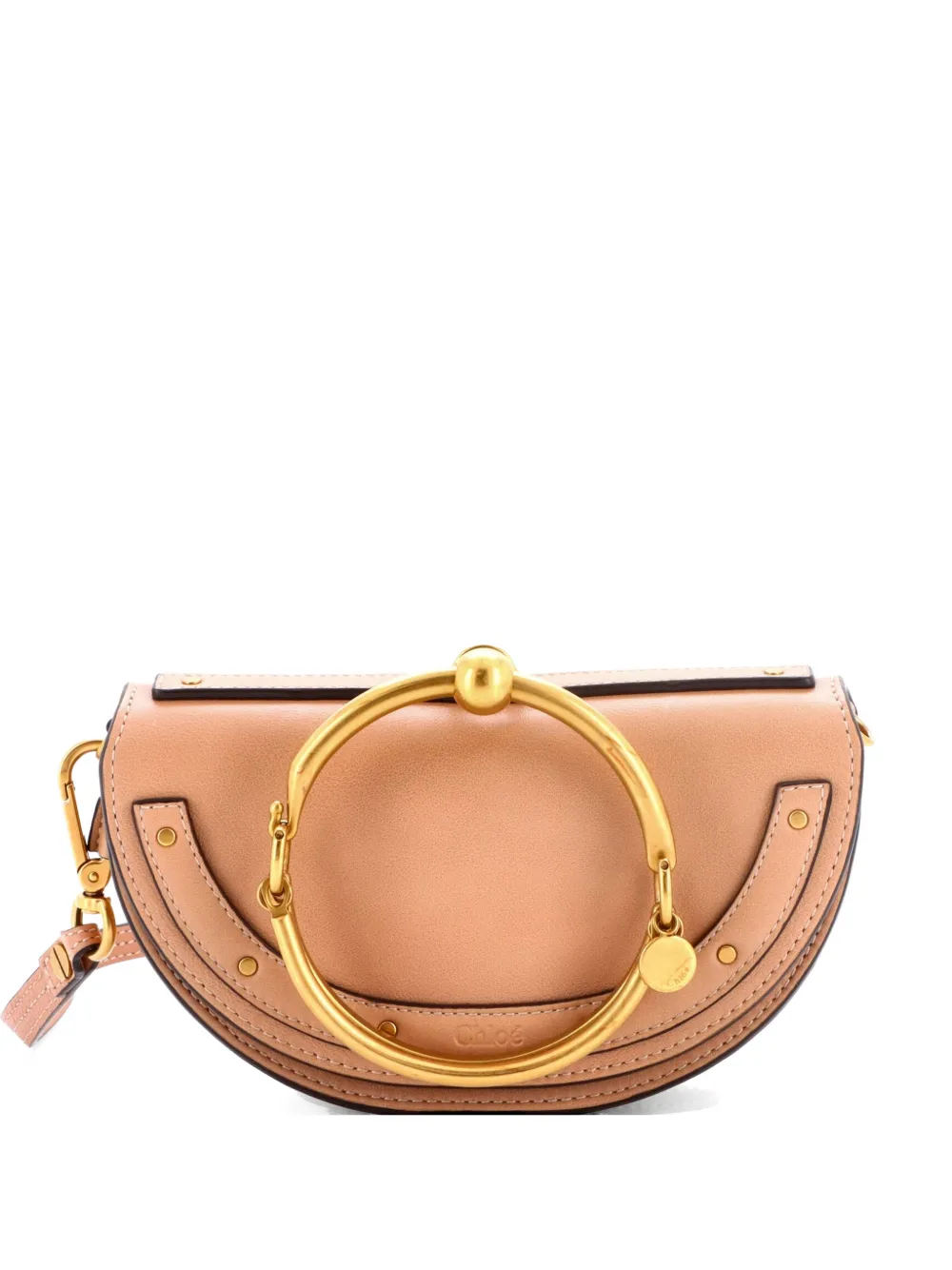 Chloé Pre-Owned Nile Leather Mini crossbody bag - Toni neutri