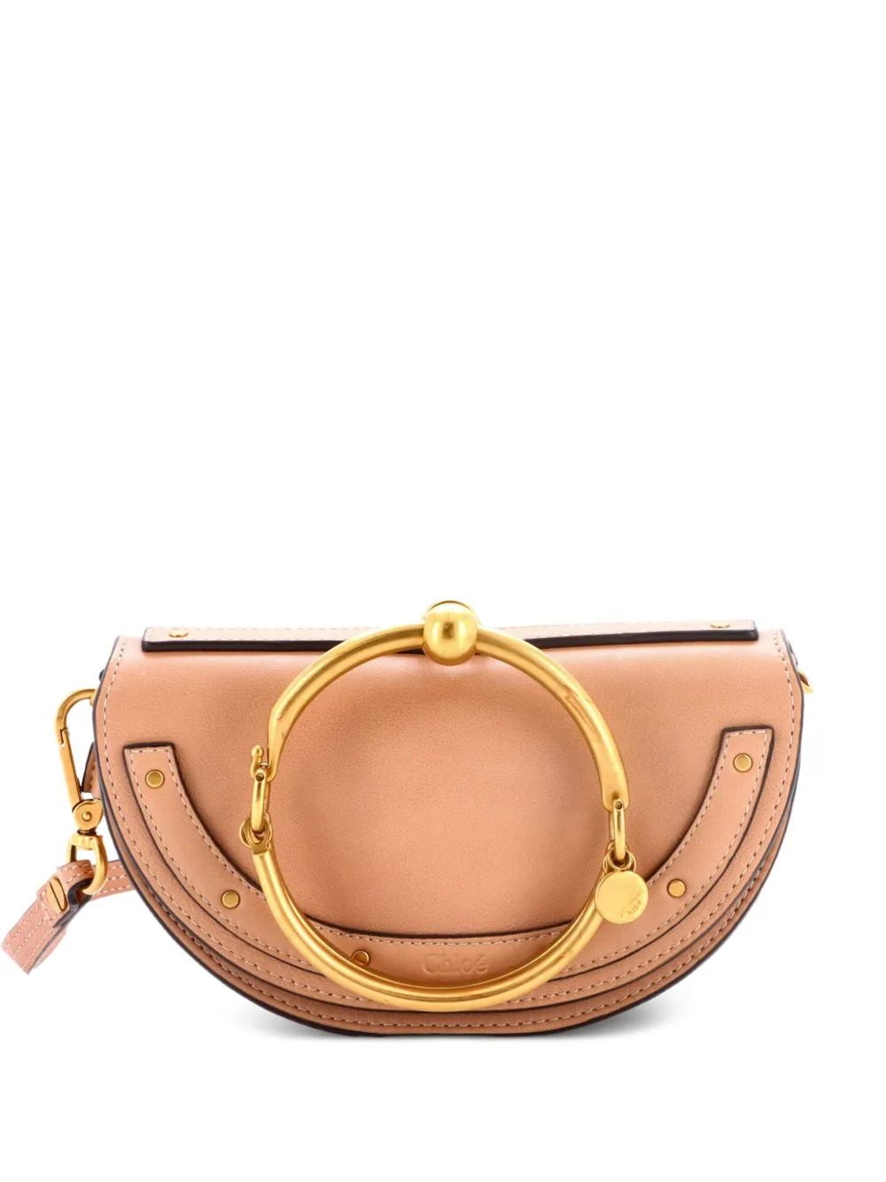 Chloé Pre-Owned Nile Leather Mini crossbody bag - Toni neutri
