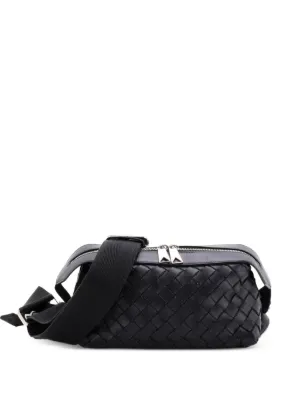 Bottega Veneta Pre-Owned ザ ポーチ レザークラッチバッグ | ブラック