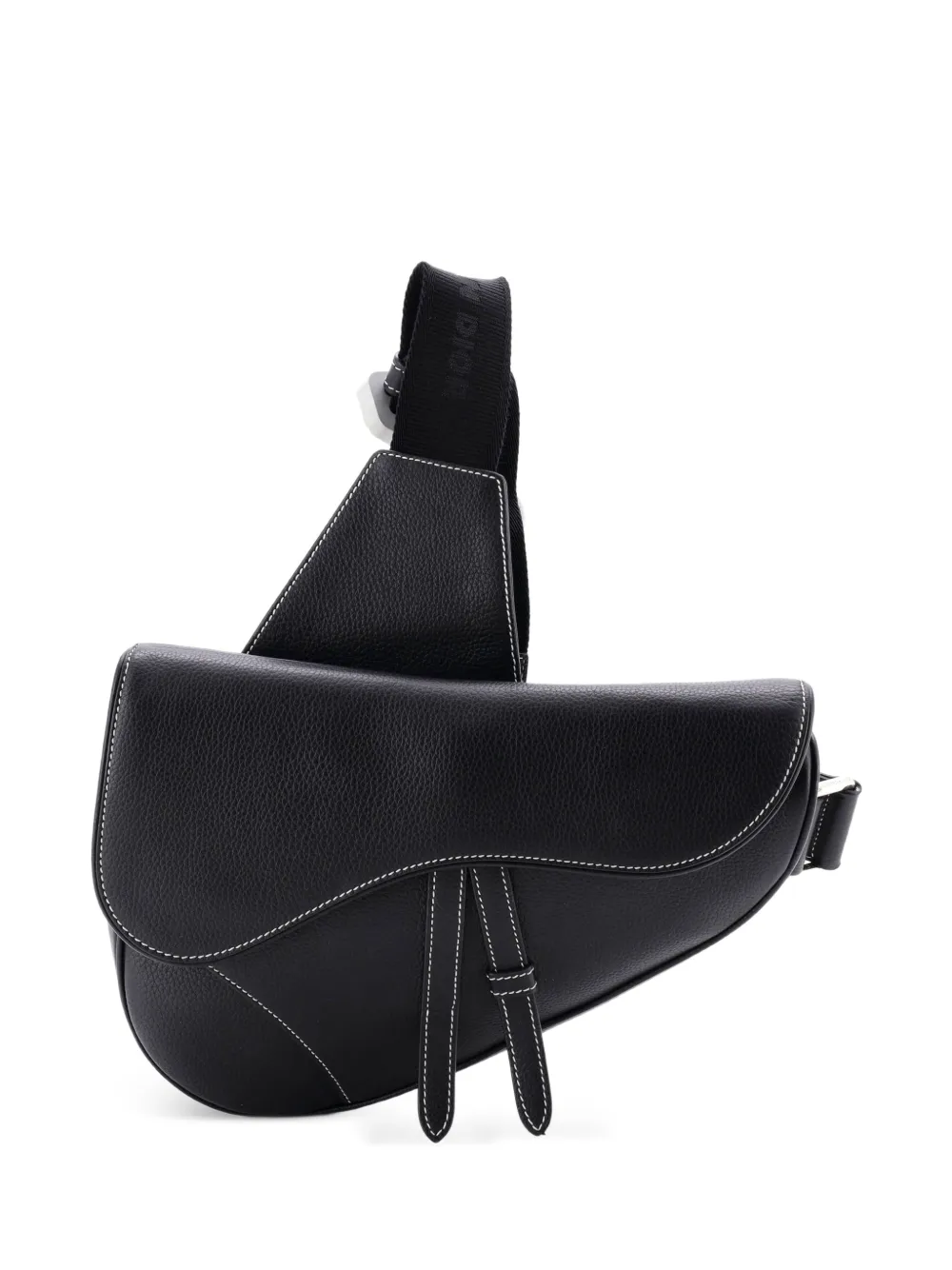 Christian Dior Pre-Owned Saddle Leather crossbody bag - Schwarz