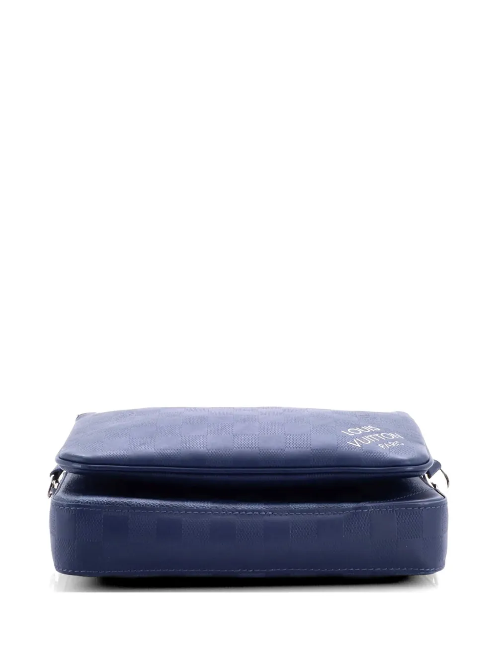 Louis Vuitton Pre-owned Trio Messenger Bag Damier Infini Leather Crossbody Bag in Blue, view 3