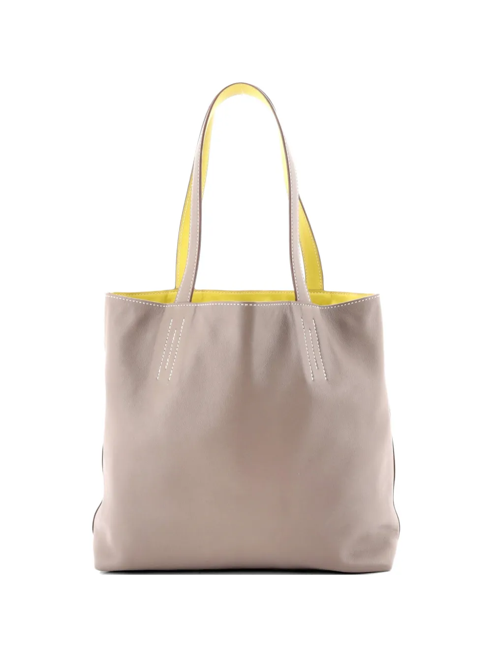 Hermès Pre-Owned Double Sens Veau Sikkim 28 tote bag - Grigio