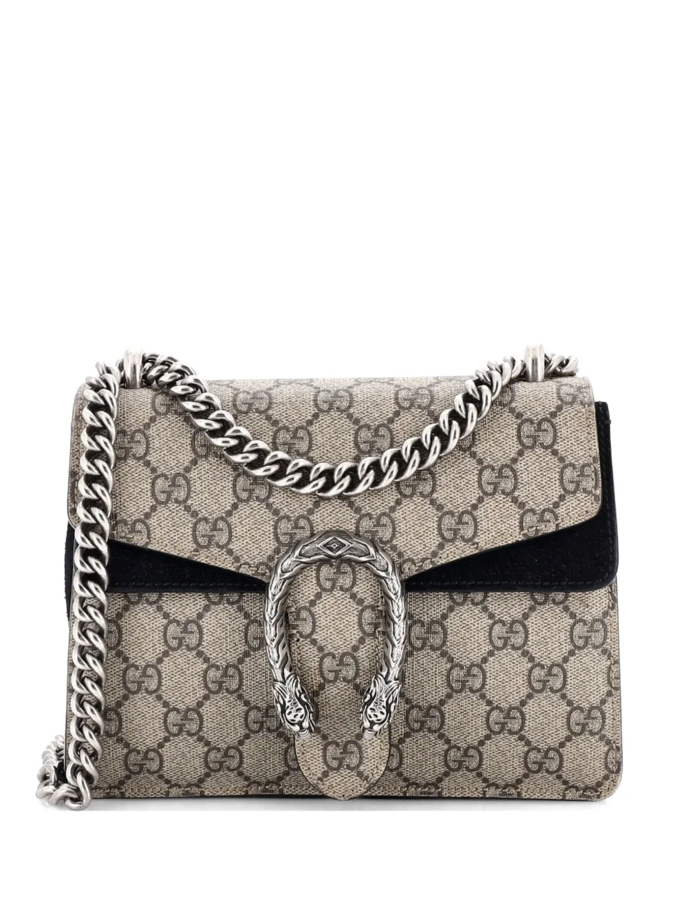 Gucci Pre-Owned Dionysus Bag GG Coated Canvas Mini crossbody bag - Nero