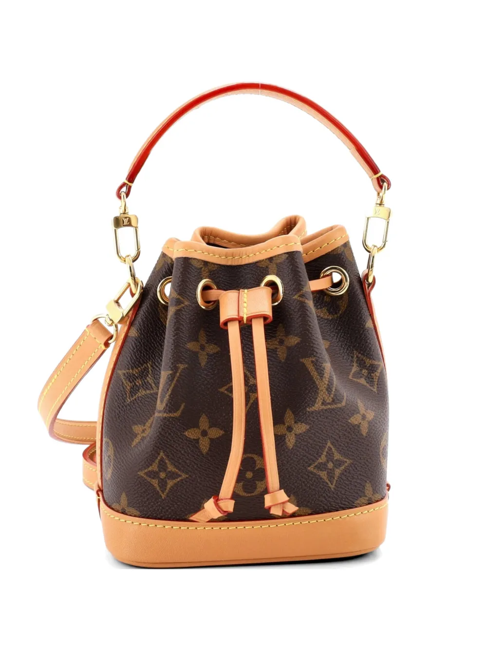 Louis Vuitton Pre-Owned Noe NM Handbag Monogram Canvas Nano bucket bag - Marrone