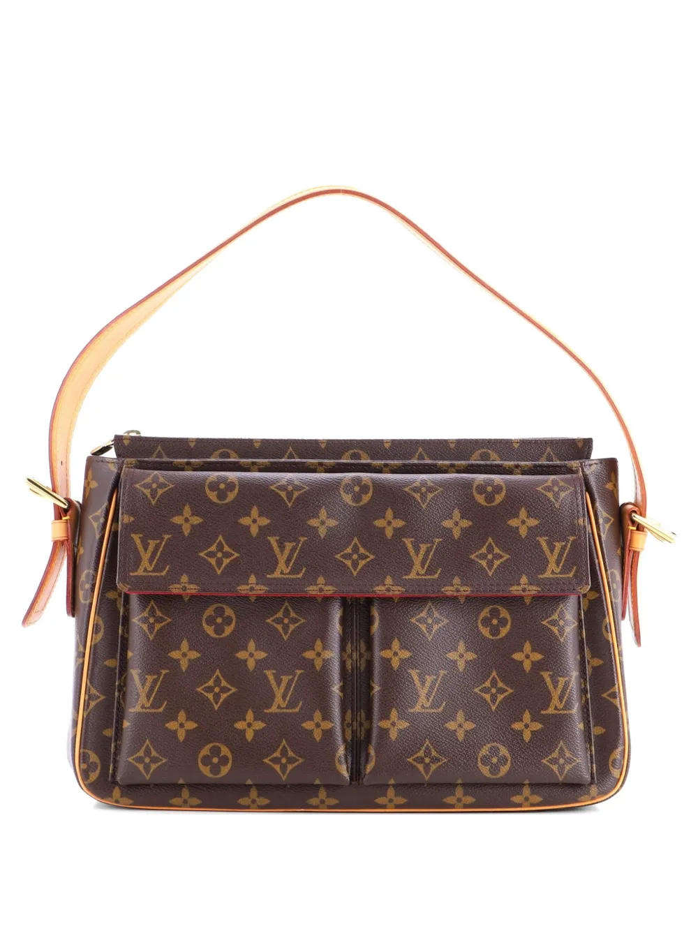 Louis Vuitton Pre-Owned Viva Cite Handbag Monogram Canvas GM shoulder bag - Braun