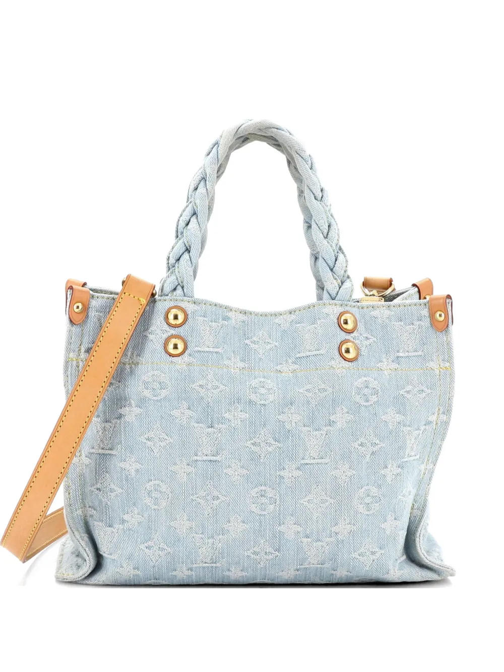 Louis Vuitton Pre-Owned Let Go Monogram Denim PM tote bag - Blu