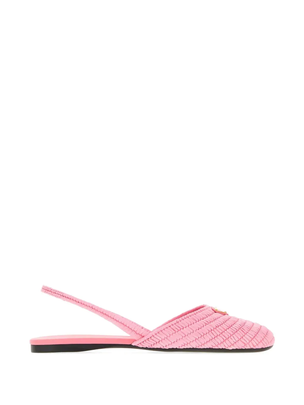 Prada woven slingback mules Roze