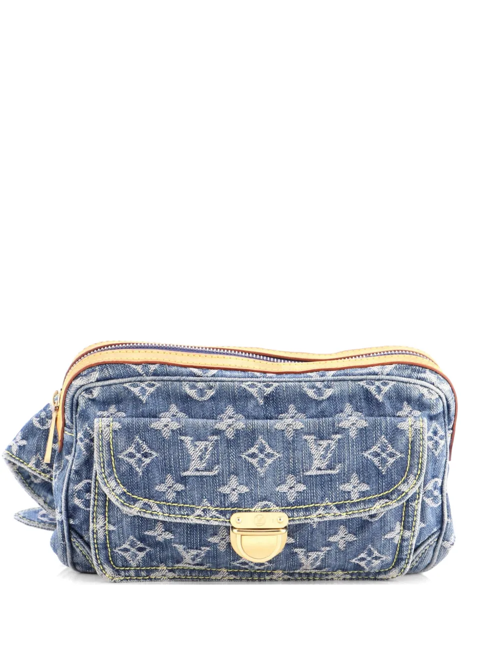 Louis Vuitton Pre-Owned Bum Bag Denim belt bag - Blue