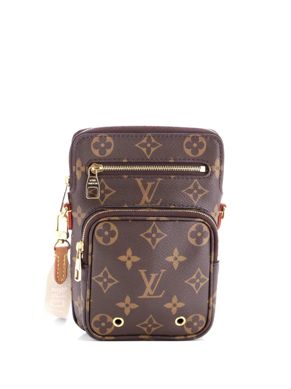 Louis Vuitton Pre-Owned Utility Phone Sleeve Bag Monogram Canvas crossbody bag - Braun