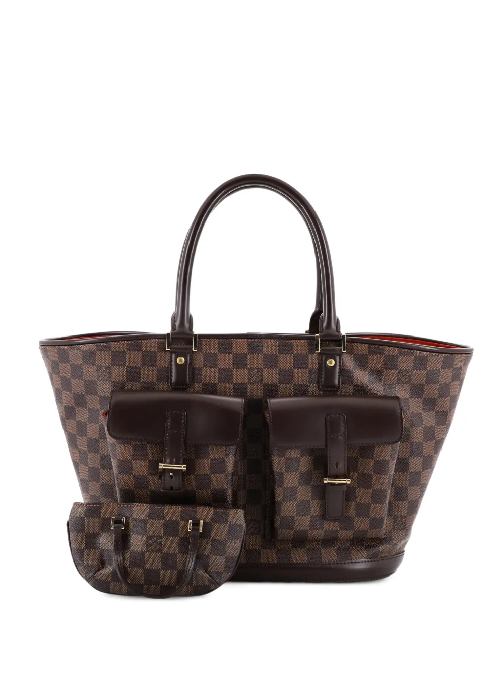 Louis Vuitton Pre-Owned Manosque Handbag Damier GM tote bag - Marrone