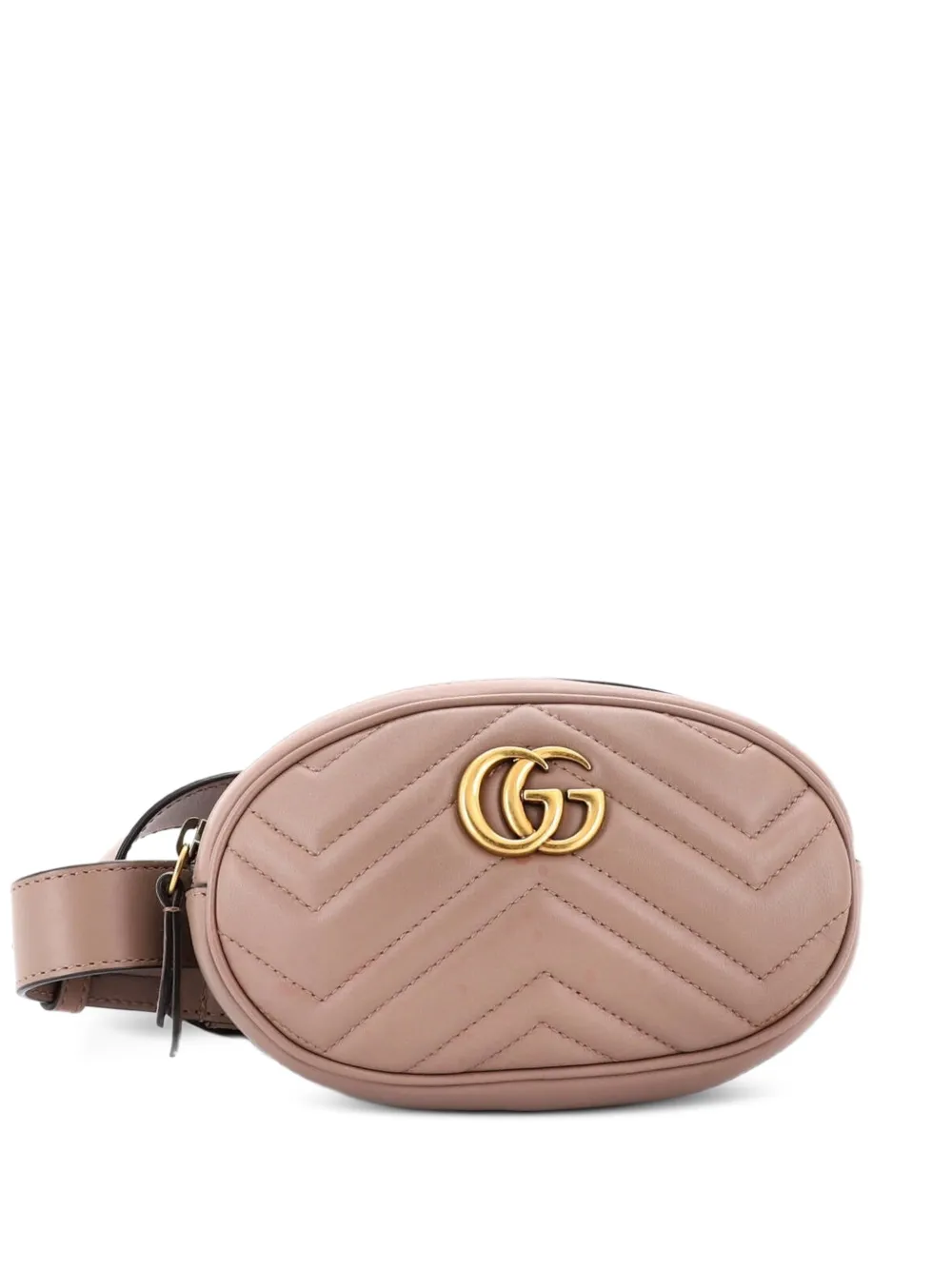 Gucci Pre-Owned GG Marmont Matelasse Leather belt bag - Toni neutri