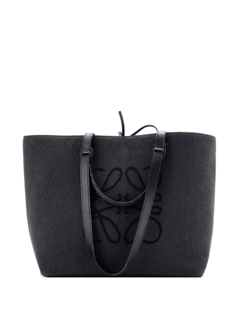 Loewe Pre-Owned Anagram Square Basket Canvas Medium tote bag