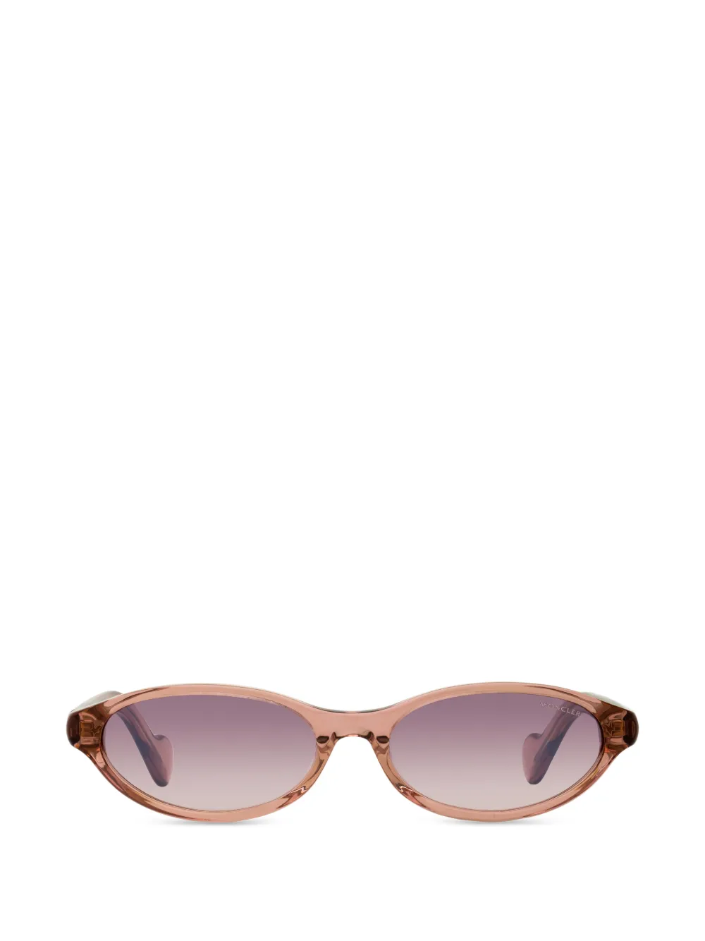 MONCLER Eyewear oval-frame sunglasses - Nude