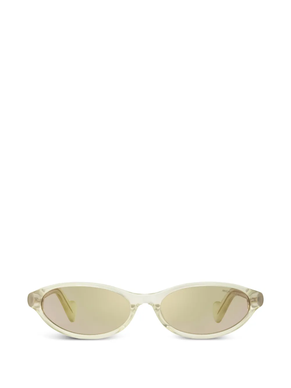 MONCLER Eyewear oval-frame sunglasses - Nude
