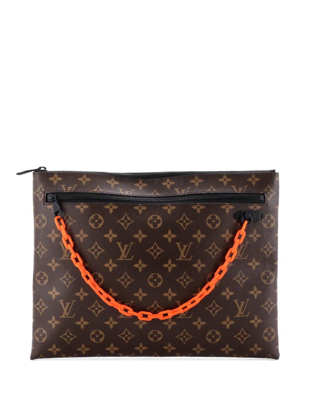 Louis Vuitton Pre-Owned Solar Ray A4 Pouch Monogram Canvas clutch bag - Marrone