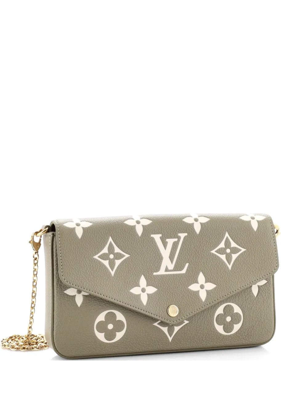 Louis Vuitton Pre-Owned Felicie Pochette Bicolor Monogram Empreinte Giant crossbody bag - Grün