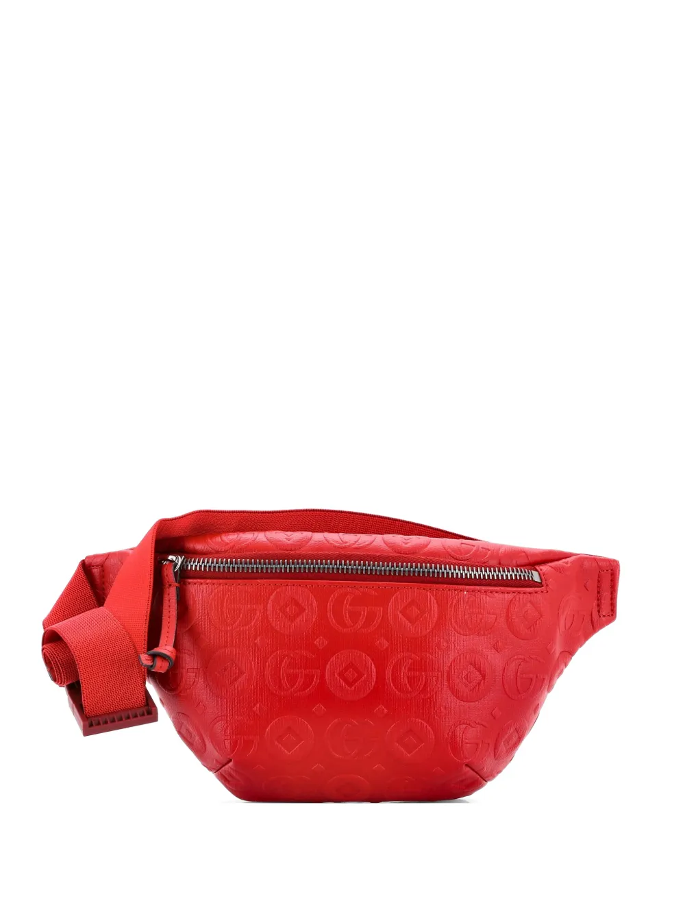 Gucci Pre-Owned Children's Embossed Leather belt bag - Rosso