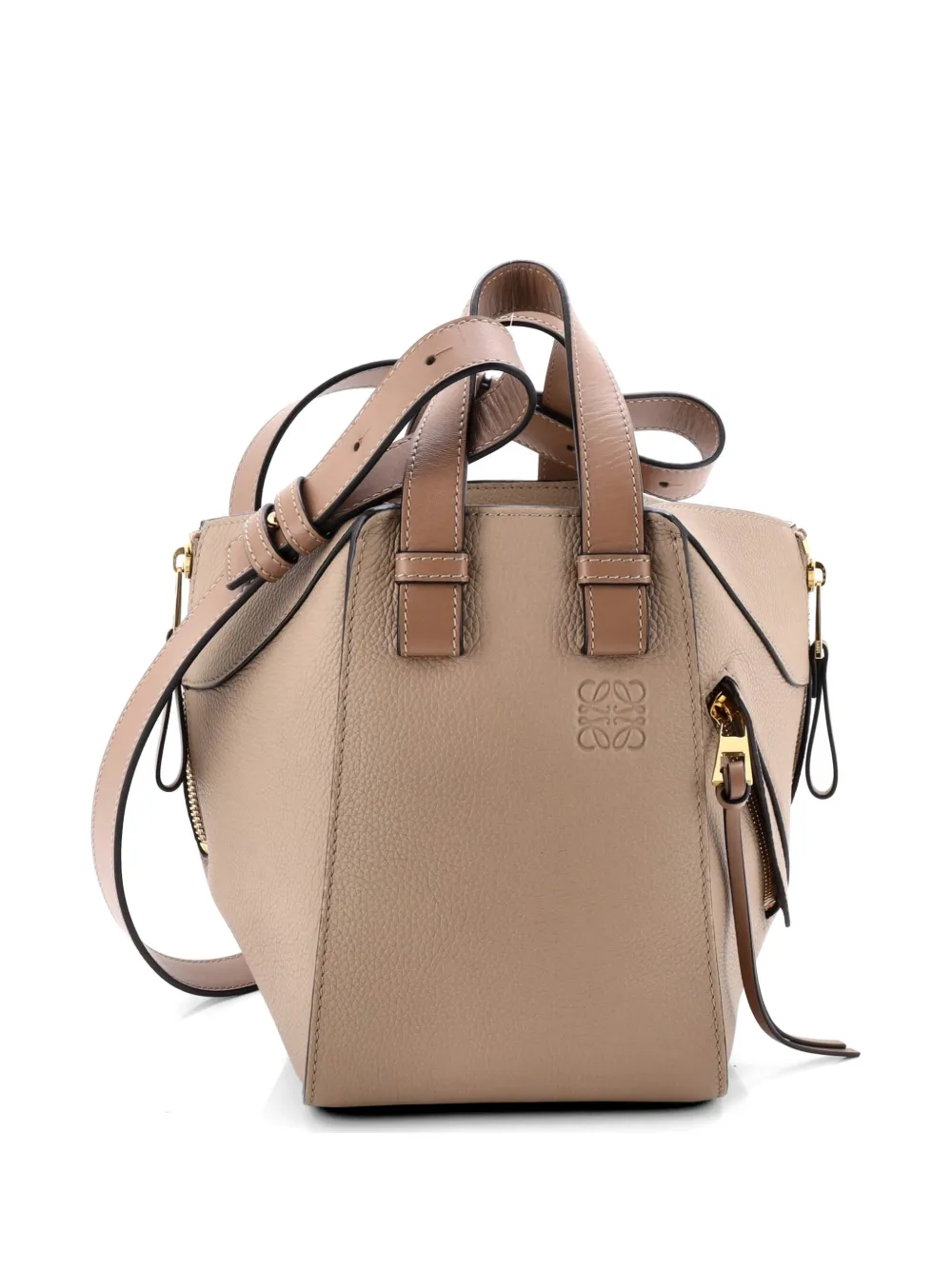 Loewe Pre-Owned Hammock Bag Leather Compact shoulder bag - Blau