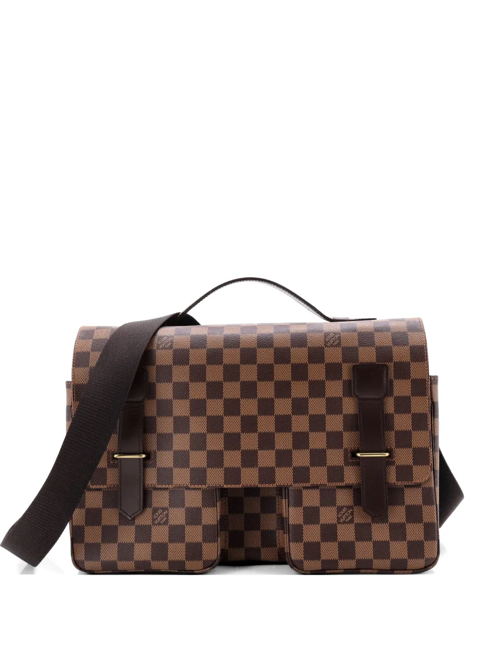 Louis Vuitton Pre-Owned Broadway Bag Damier crossbody bag - Marrone