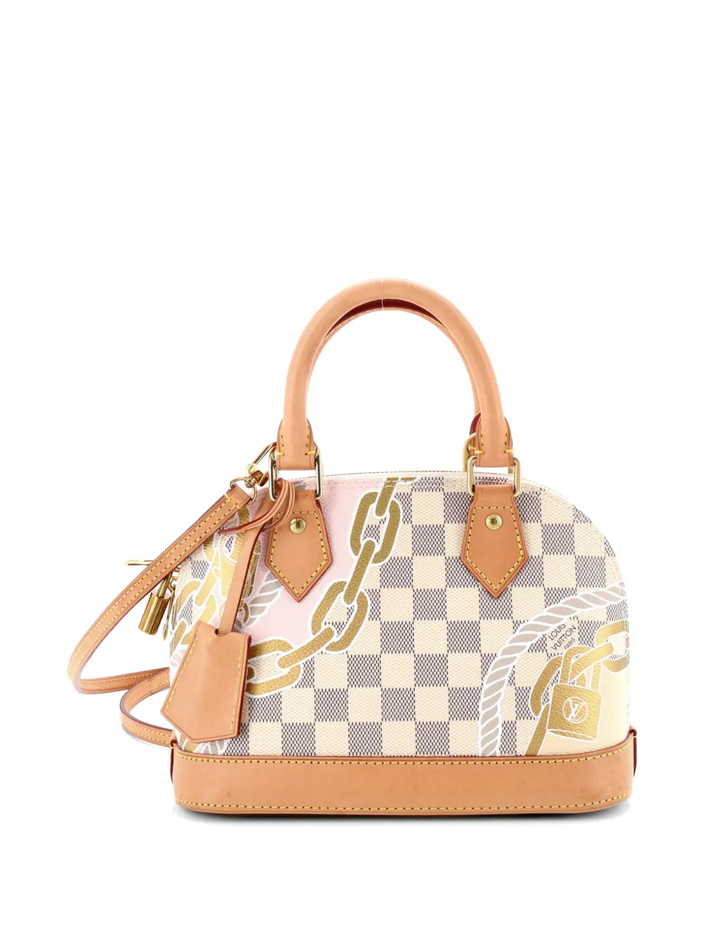 Louis Vuitton Pre-Owned Alma Handbag Limited Edition Nautical Damier BB satchel - Multicolore