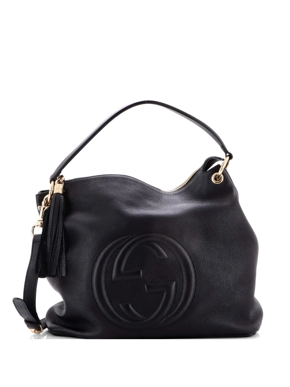 Gucci Pre-Owned Soho Convertible Leather Large hobo bag - Nero