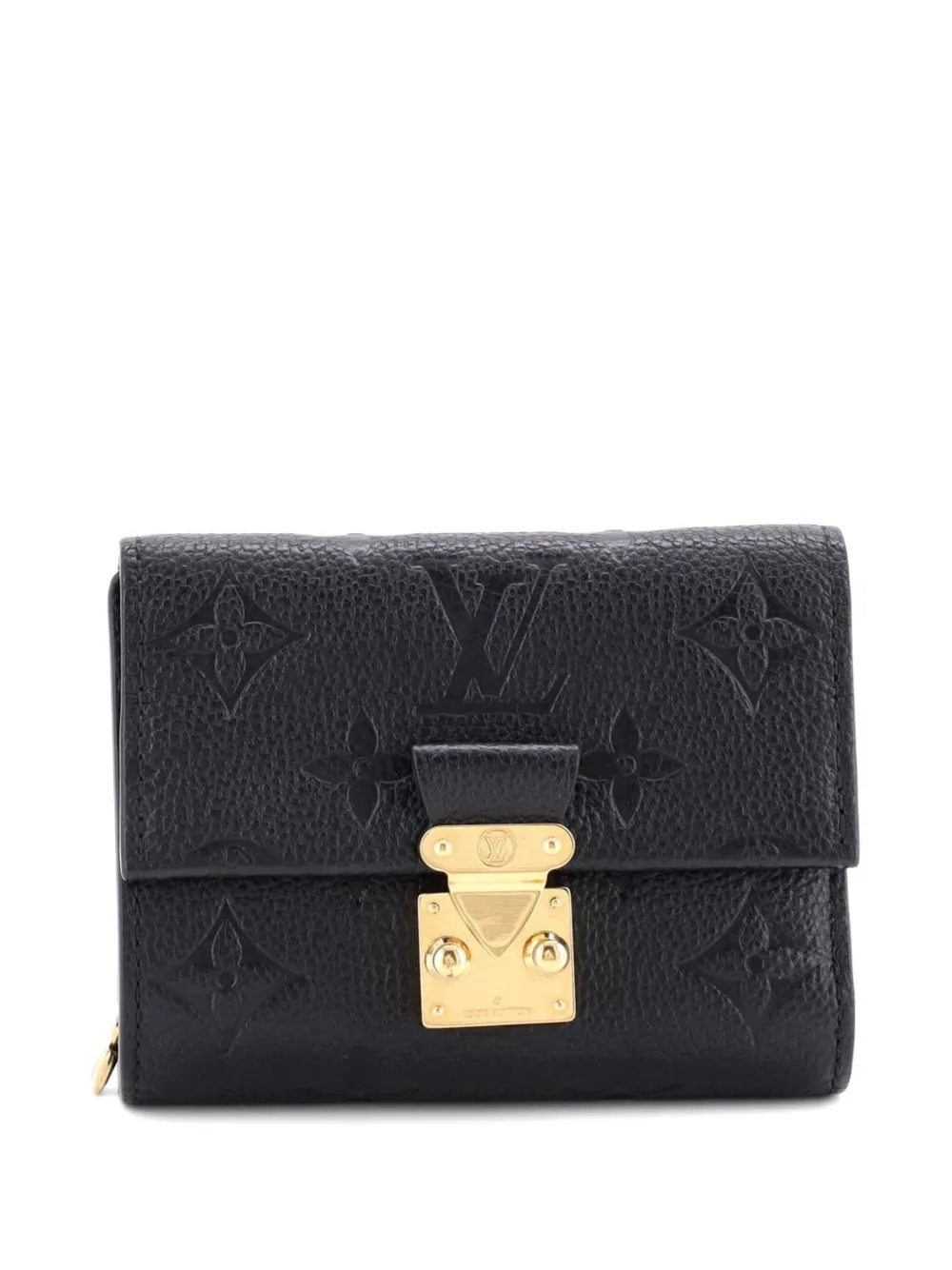 Louis Vuitton Pre-Owned Metis Wallet Monogram Empreinte Leather Compact small wallets - Black