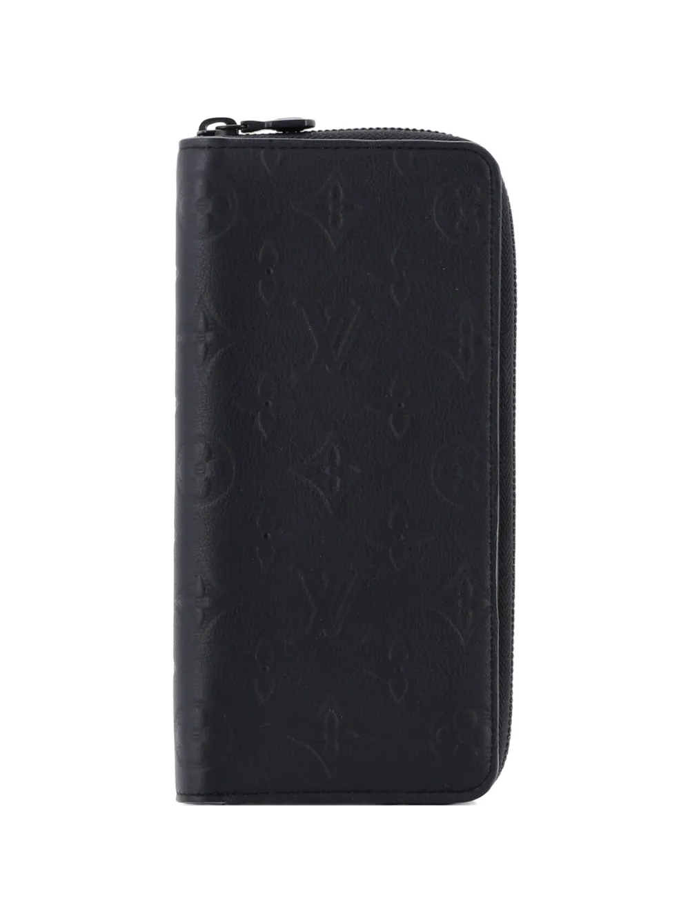 Louis Vuitton Pre-Owned Zippy Wallet Monogram Shadow Leather Vertical small wallets - Nero