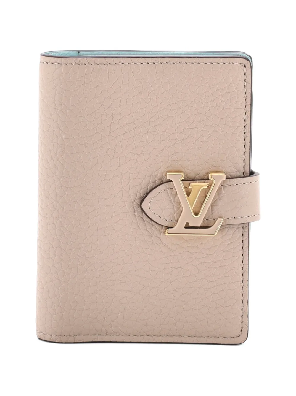 Louis Vuitton Pre-Owned LV Vertical Wallet Taurillion Leather Compact small wallets - Toni neutri