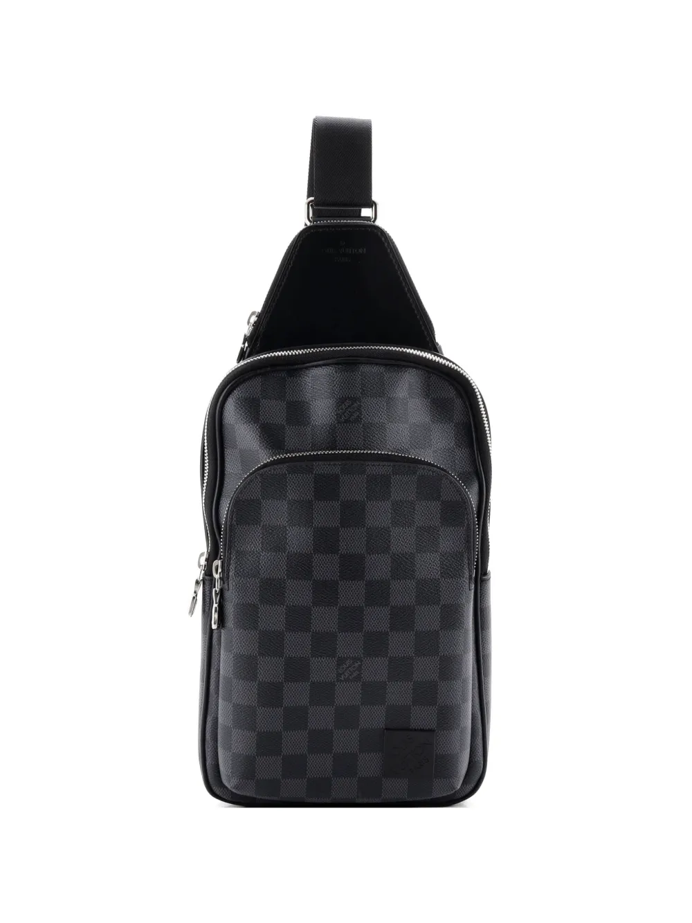 Louis Vuitton Pre-Owned Avenue Sling Bag NM Damier Graphite crossbody bag - Nero
