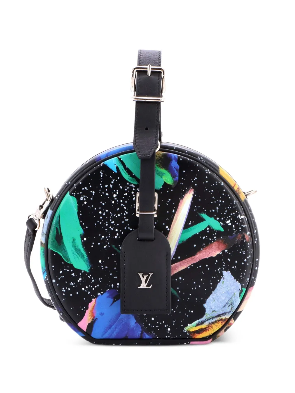 Louis Vuitton Pre-Owned Petite Boite Chapeau Bag Limited Edition Splash Leather crossbody bag - Nero