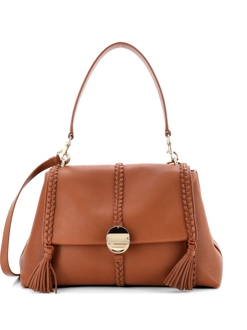 Chloé Pre-Owned Penelope Soft Leather Medium shoulder bag - Marrone