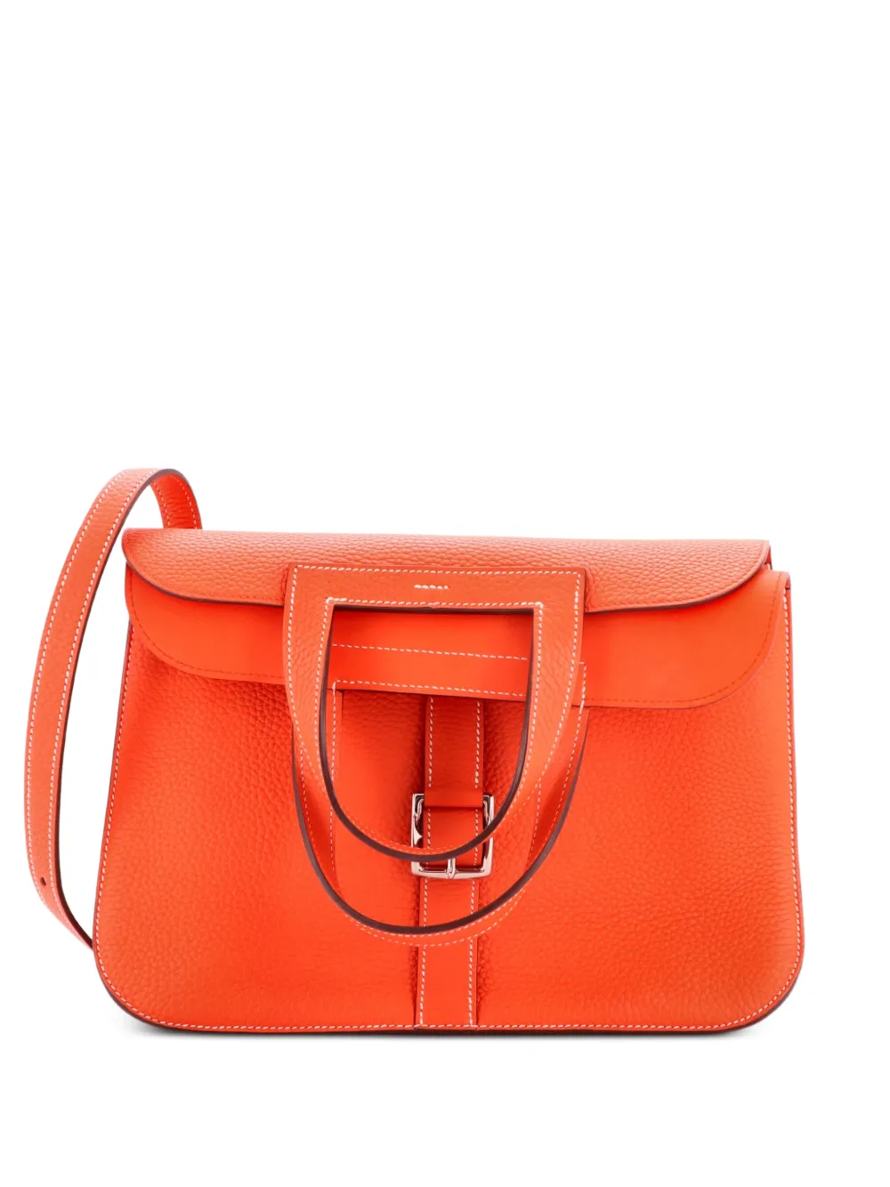 Hermès Pre-Owned Halzan Bag Clemence 31 shoulder bag - Arancione
