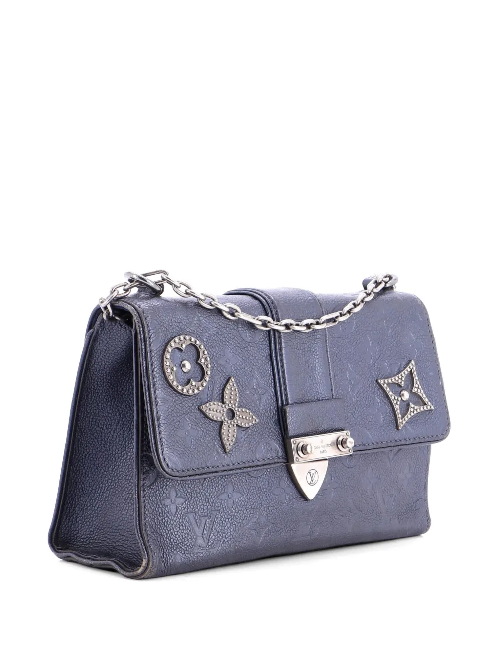 Louis Vuitton Pre-Owned Saint Sulpice Handbag Pins Monogram Empreinte Leather PM shoulder bag - Blu