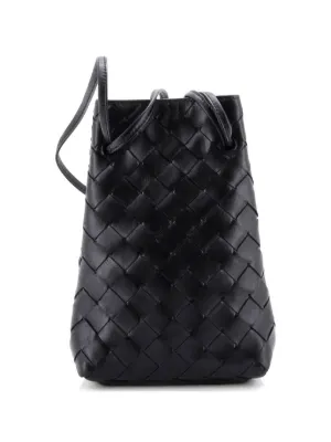 Bottega Veneta Pre-Owned ザ ポーチ レザークラッチバッグ | ブラック