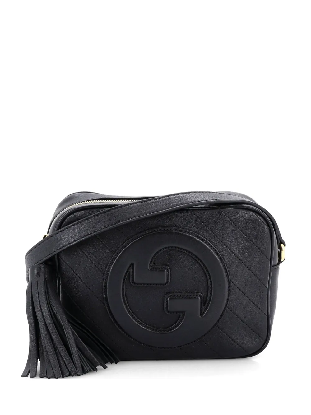 Gucci Pre-Owned Blondie NM Camera Shoulder Bag Diagonal Quilted Leather Small crossbody bag - Nero