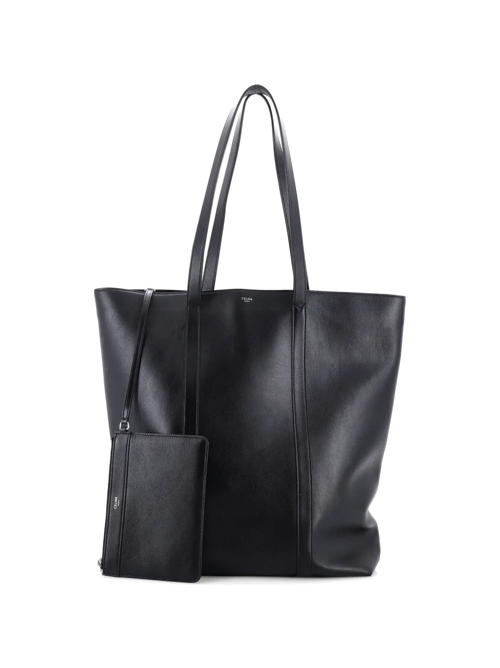 Celine Pre-Owned Museum Shopper Leather Tall tote bag - Schwarz