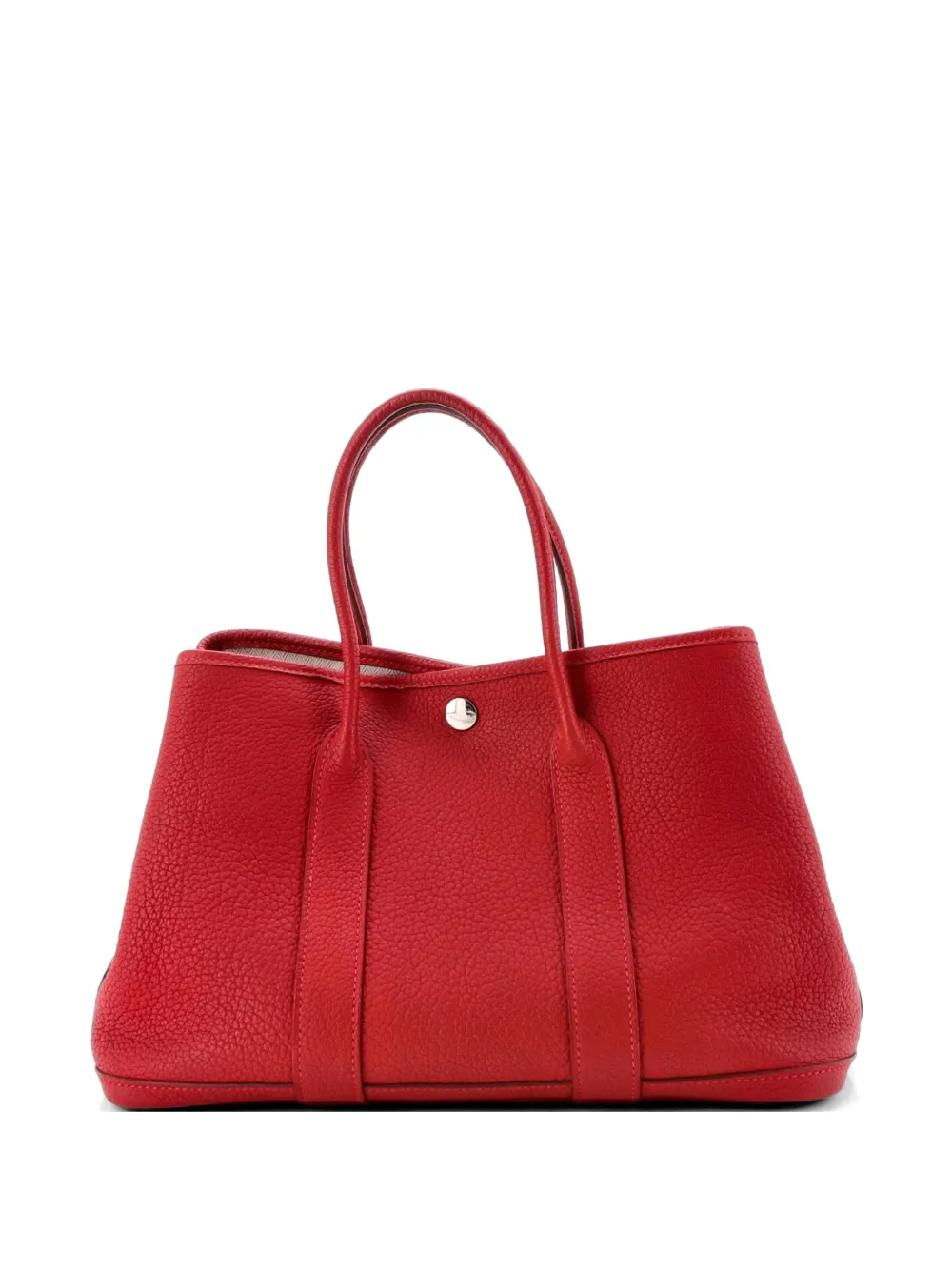 Hermès Pre-Owned Garden Party Leather 30 tote bag - Rosso