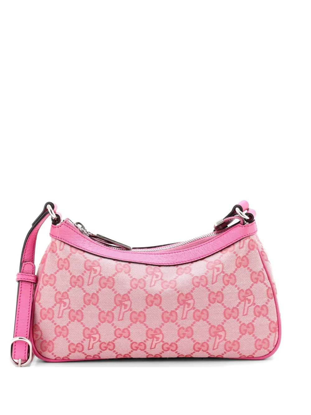 Gucci Pre-Owned x Palace Half Moon Hobo GG-P Canvas Mini shoulder bag - Rosa