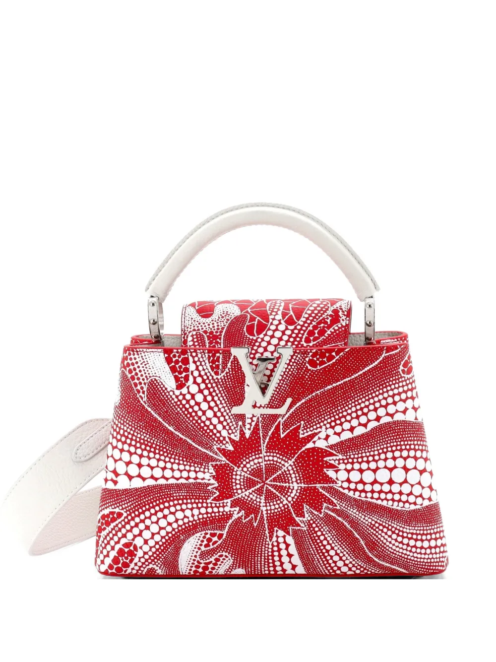 Louis Vuitton Capucines Yayoi Kusama Flower Infinity Dots Taurillon BB Satchel-Tasche in Mehrfarbig