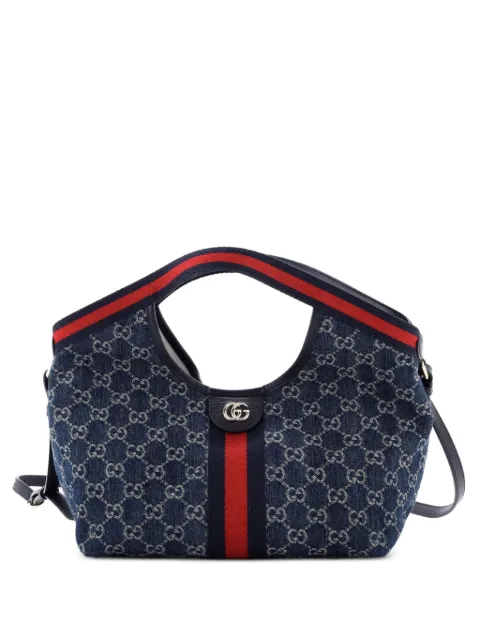 Gucci Pre-Owned petit sac cabas Giglio en jean GG