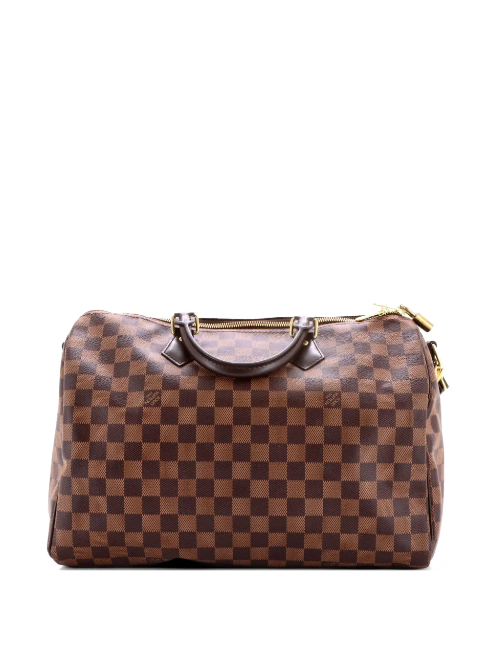 Louis Vuitton Pre-Owned Speedy Bandouliere Bag Damier 35 satchel - Braun