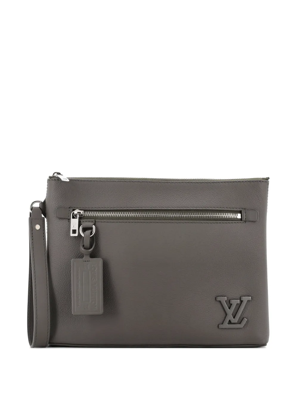 Louis Vuitton Pre-Owned Aerogram iPad Pouch Leather clutch bag - Verde