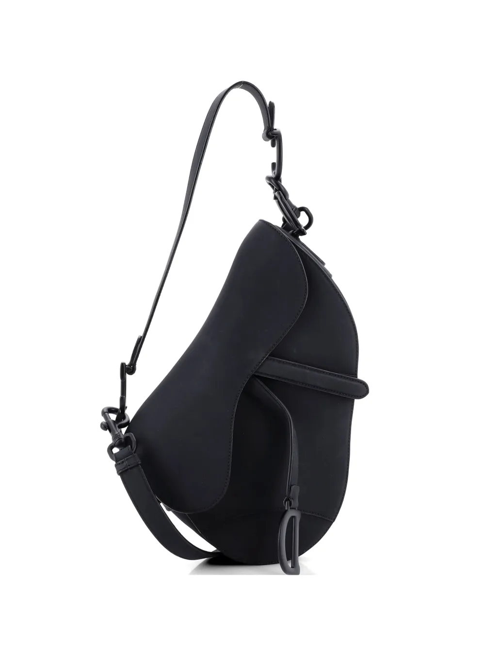 Christian Dior Pre-Owned Ultra Matte Saddle Handbag Leather Medium shoulder bag - Schwarz