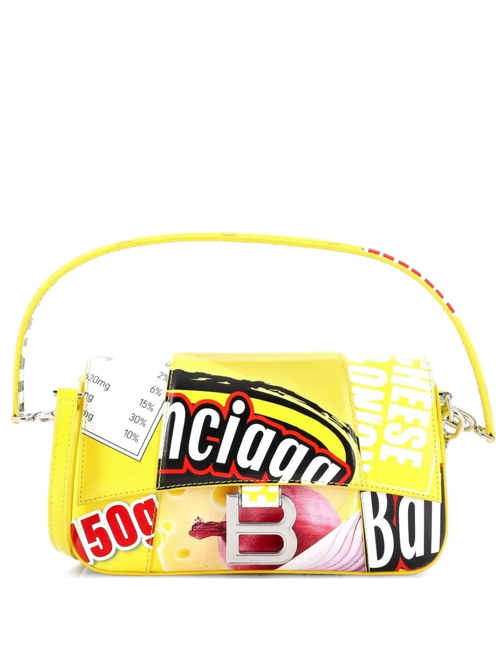 Balenciaga Pre-Owned Hourglass Sling Convertible Printed Leather Small shoulder bag - Multicolore