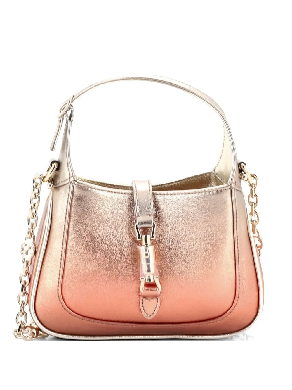 Gucci Pre-Owned Jackie 1961 Chain Leather Mini hobo bag - Multicolore