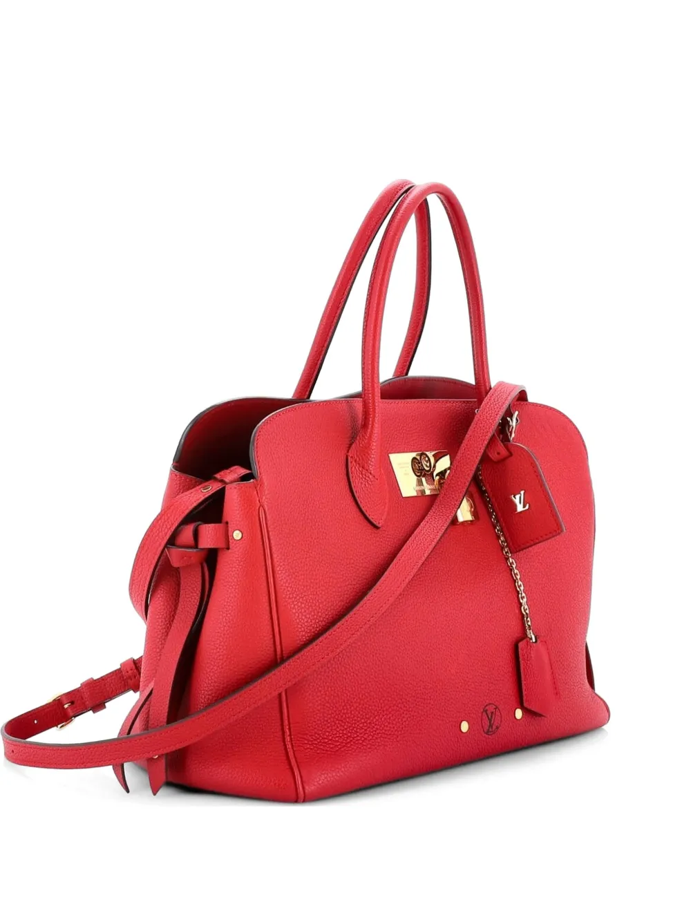 Louis Vuitton Pre-Owned Milla Handbag Veau Nuage Calfskin MM satchel - Rosso